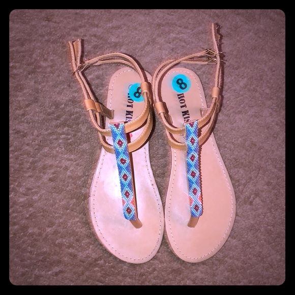 Hot Kiss Shoes - Never worn Hot Kiss multicolor sandals